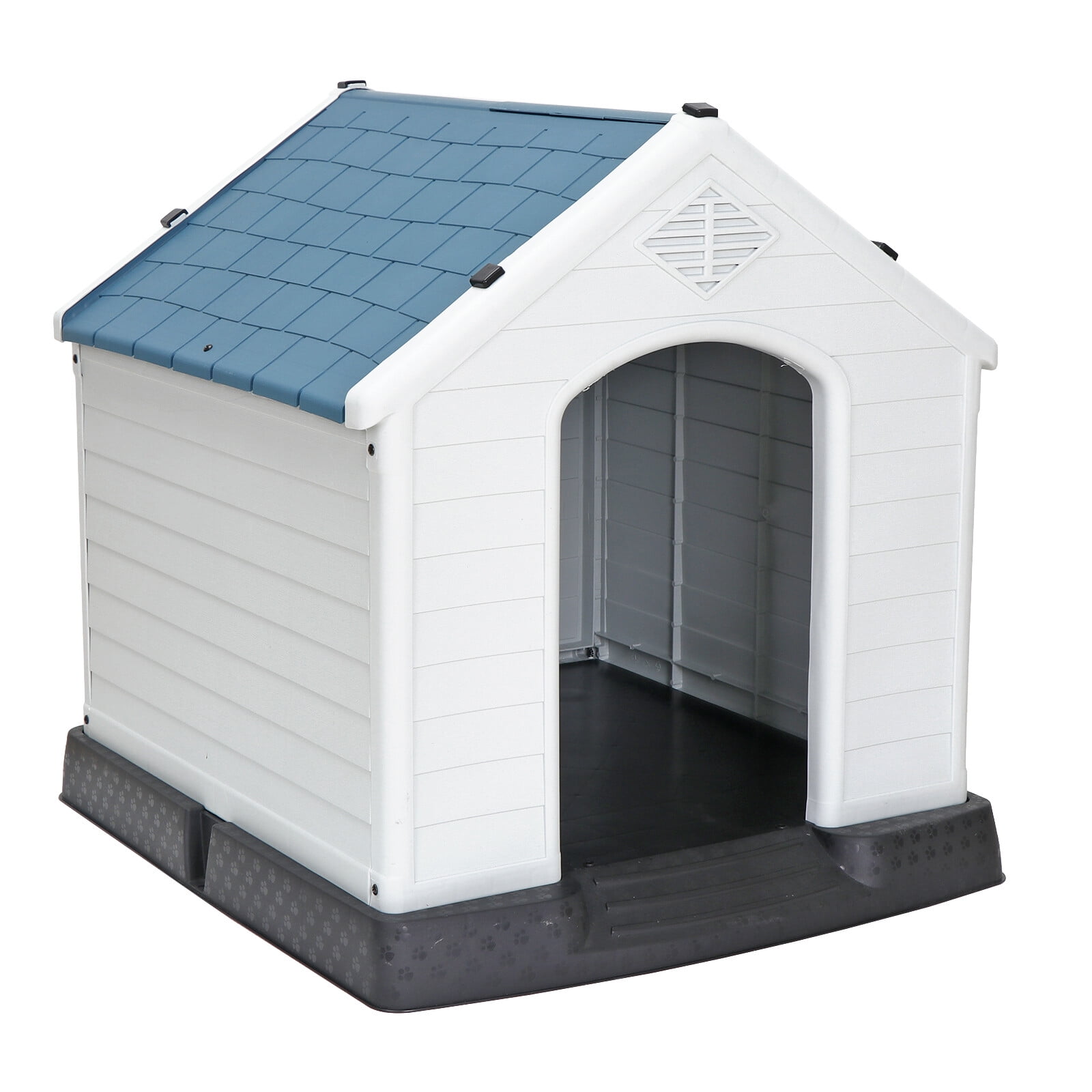 LINJH 32'' All-Weather Durable Pet Dog House Pet Shelter Waterproof Easy to Clean