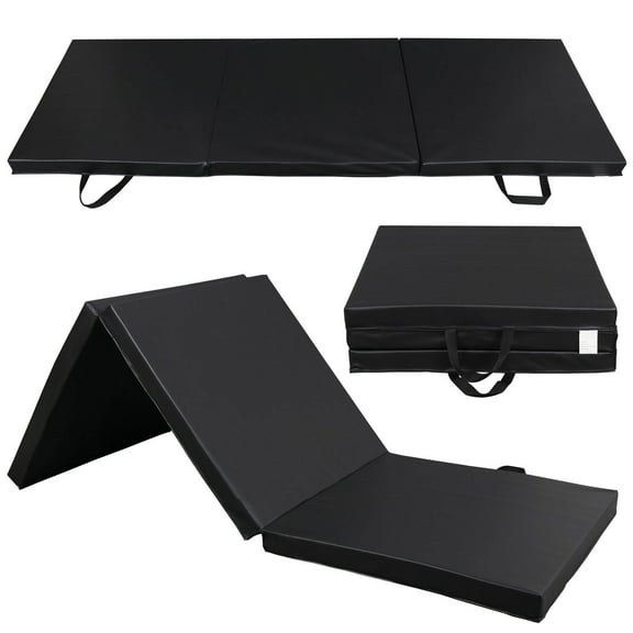 LINJH 6' x 2' Folding Mat Non-Slip Fitness Exercise Gymnastics Panel Gym Workout Mat