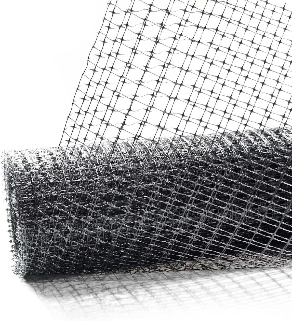 Netting Against LINJH 7 ft. x 100 ft. Garden & Plant Protective Netting with 3/4