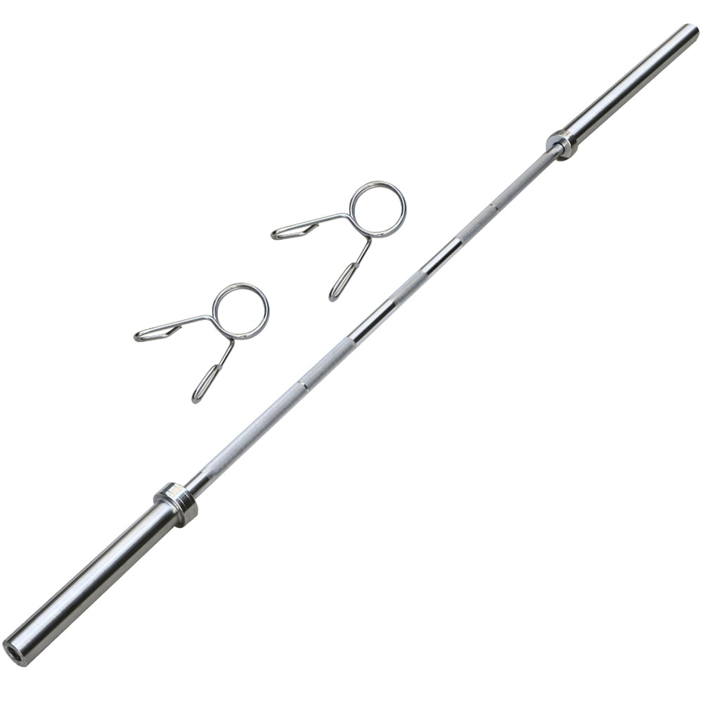 LINJH 7FT Chrome Olympic Barbell Lifting Bar Weight Workout Gym Bench Workout 35.9 Lb
