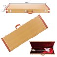thumbnail image 1 of LINJH Electric Guitar Hard Case Bag Rectangular with Lock Yellow Color, 1 of 8