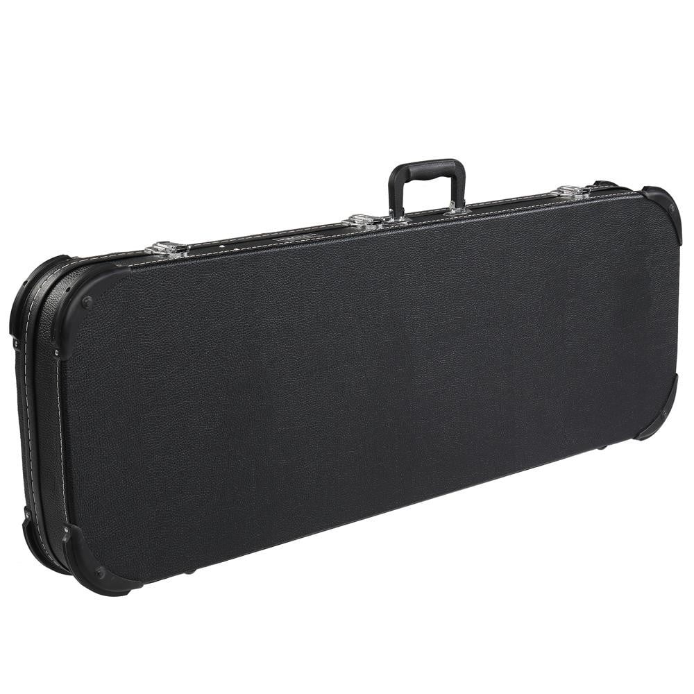 LINJH Electric Hard-Shell Case for GST GTL 170 SG Guitar Rectangular Case Black