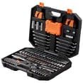 thumbnail image 1 of LINJH Mechanics Tool Set and Socket Set 1/4in 3/8in Drive 145 Pcs SAE and Metric, 1 of 12