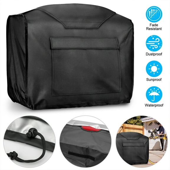 LINJH  Waterproof Heavy Duty Generator Cover - Portable Outdoor Inverter Storage Cover, Weather-Resistant for Rain/Sun/Dust