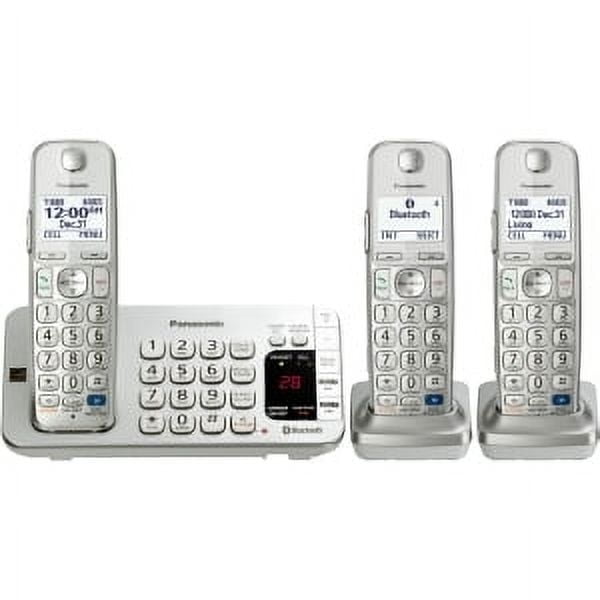 LINK2CELL BT PHONE CORDLESS W/ ANSWERING MACHINE 3HANDSET