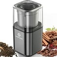 thumbnail image 1 of LINKChef Coffee Grinder, Coffee Bean Grinder, Spice Grinder with Stainless Steel Four Blades Perfect for Coffee Beans, Spice, Tea (Black), 1 of 9