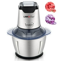 LINKChef Electric Food Chopper, 1.2L Meat Grinder Food Processor Stainless Steel Meat for Vegetable Meat Fruit
