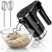 LINKChef Hand Mixer, powerful Electric Handheld Mixer, 5 Speed Electric Mixers for Kitchen Black