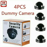 LINKPAL 4-Pack Dummy Dome Security Cameras with Blinking Red LED