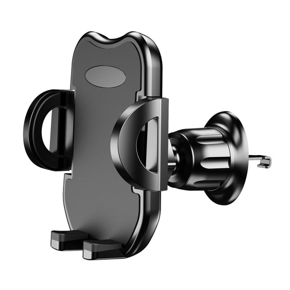 LINKPAL Upgraded Car Vent Phone Mount Steel-Hook Air Vent Holder Clip Sturdiest Shockproof Universal Mobile Cell Phone Mount Handsfree Stand Cradle for iPhone 14 13 Samsung Galaxy, Black