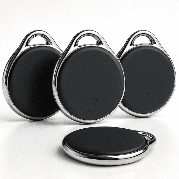 NIJITAG Smart Item Finder By LINKSTYLE — Unlimited Range with Apple Find My Network, Waterproof, iOS Only (4Pack)