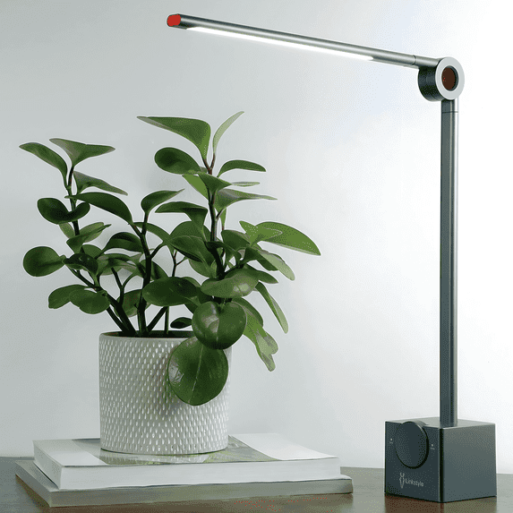 LIGOE LED Desk Lamp with Dimmable Light, Matte Finish and App Controls For Home Office, Bedrooms