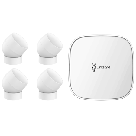 LINKSTYLE PIR Motion Sensor Plus Wireless Security Hub with Alarm 5Pcs Bundle, Home Automation, Zigbee Network, Alexa & Google Compatible