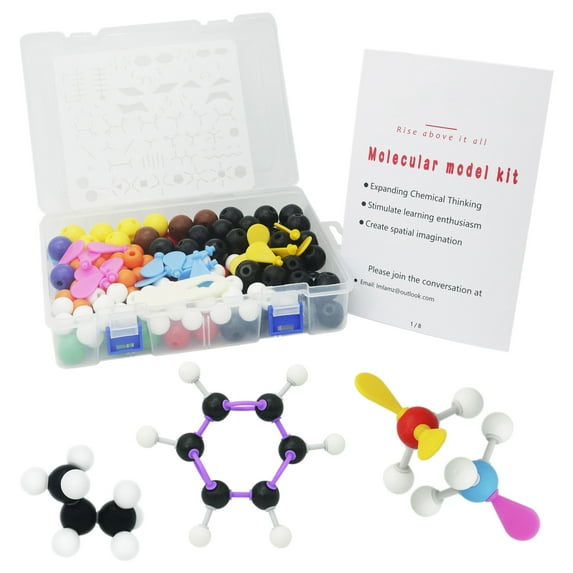 LINKTOR 501 Pcs Molecular Model Kit for Senior School Students and Above Chemistry Learning