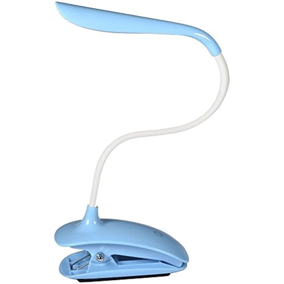 LINLIN 14 Led Cordless Clip on Desk Lamp Gooseneck Tube Touch Sensitive LED USB Rechargeable-3 Level Adjustable Brightness Lights for Indoor & Outdoor Table Reading
