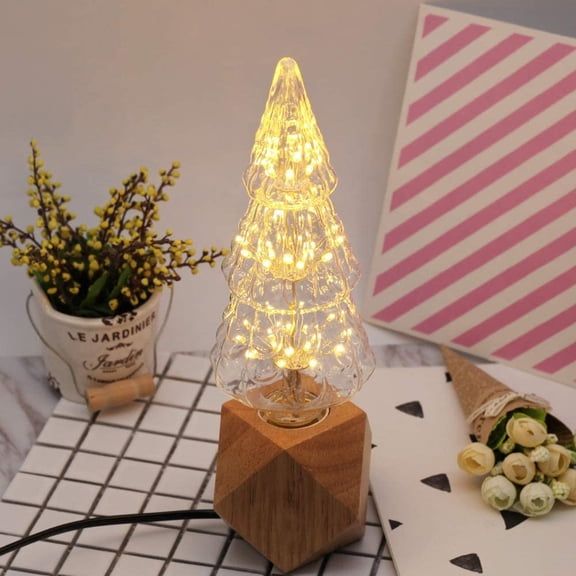 LINLIN 2 Pack LED Edison Bulb,LED Decorative Firework Light Bulb LED Filament Bulb Decorative Light Bulb Globe E27 AC85-265V 2300K