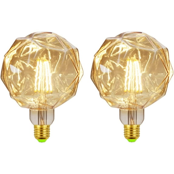 LINLIN 2 Pack LED Light Bulb, E27 Screw Bulb Vintage LED Bulb 4W Edison Light Bulbs Decorative Light Bulb