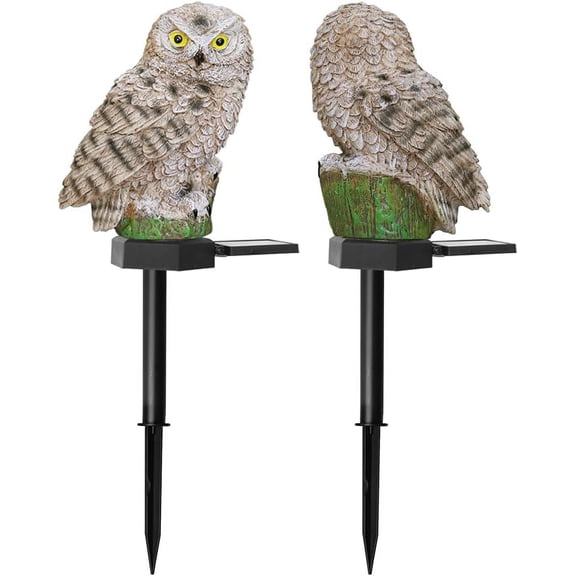 LINLIN 2 Pack Solar Path Lights,Outdoor Solar Lights Garden Stake Lights Waterproof Solar Pathway Light Decorative Garden Lights Landscape Light for Lawn Patio Yard Walkway