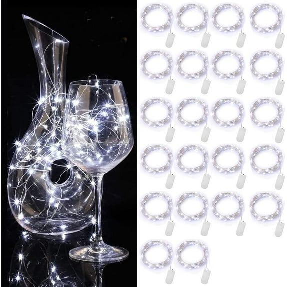 LINLIN 22 Pack LED Fairy Lights, 1M 10 LED Battery Operated String Lights Copper Wire Light for Home Garden Christmas Wedding Party Halloween Concerts Bars Clubs Indoor Outdoor Decoration