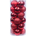 thumbnail image 1 of LINLIN 24pcs Christmas Ball Set, Christmas Baubles Ornaments 4cm Christmas Balls Baubles Christmas Tree Ball Ornaments Xmas Decoration, 1 of 8