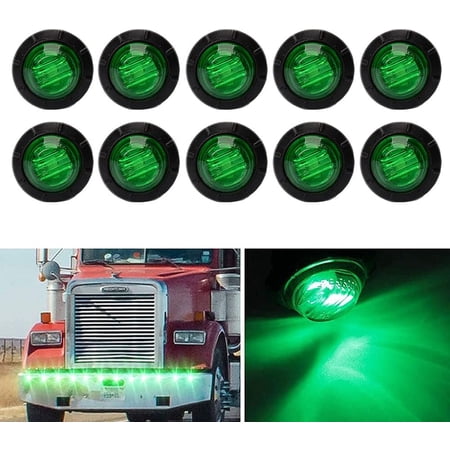 LINLIN 3/4 Inch LED Marker lights Signal Light 12V for Trailer Truck Bus Van