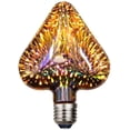 thumbnail image 1 of LINLIN 3D Firework Bulb Starry Light Bulb E27 AC 85-220V 4W Retro Edison Bulb Warm White Light for Holiday Christmas Decoration Bar Glass LED Lamp, 1 of 6
