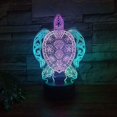 thumbnail image 1 of LINLIN 3D Night Light, 3D USB 3D Illusion Light Desk Lamp Touch Night Light with 7 Color Optical Illusion Desk Lights for Musical Instrument Shop Home Party Supply Decoration, 1 of 6