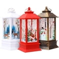 thumbnail image 1 of LINLIN 3PCS Vintage Christmas Decorations Lights Xmas Candles with LED Tea Light Fireless Candles Lamp for Christmas Holiday Decor, 1 of 7