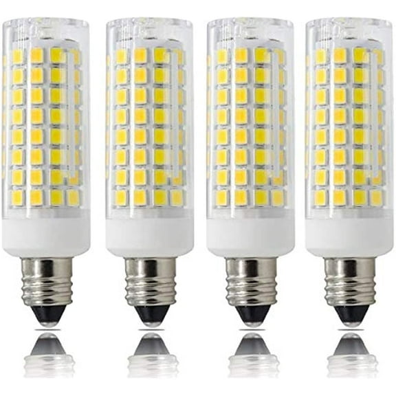 LINLIN 4Packs E11 LED Bulb Dimmable,10W(100W Equivalent Halogen Replacement Light),110V 850 LM,360 Degree Beam Angle for Indoor Decorative Lighting