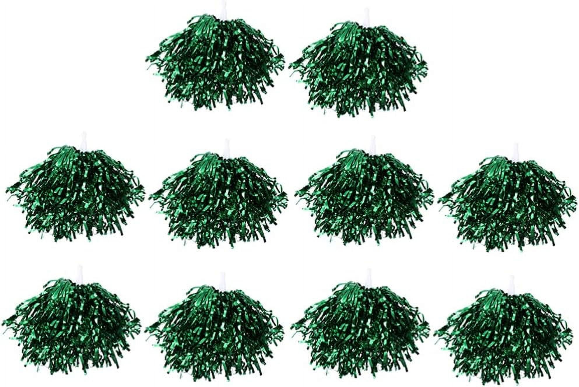LINLIN 5 Pairs Cheerleading Pom Poms Hand Flowers Cheerleader Pompoms Cheering Hand Flowers for Sports Meeting Cheers Ball Game Dance Fancy Dress Night Party Assorted Color