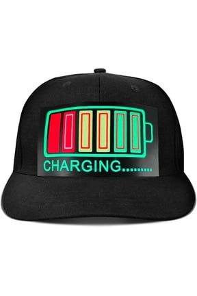 Baseball Cap, LED Hat Rave Light Up Sound Activated Baseball Cap for Men and Women
