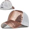 thumbnail image 1 of LINLIN Baseball Cap Sun Hat, Rhinestone Sequin Cap, Adjustable Mesh Caps Baseball Party Hat, 1 of 4