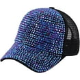 thumbnail image 1 of LINLIN Baseball Hat, Fashion Diamond Studded Baseball Cap Personality Rhinestone Cap Outdoor Sun Shade Cap for Men Women Peaked Cap Sports Cap, 1 of 4