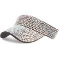 thumbnail image 1 of LINLIN Baseball Hats Cap, Women Sport Sun Visor Hats Rhinestone Golf Tennis Headband Cap Sports Adjustable Baseball Visor Cap, 1 of 7