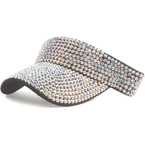 LINLIN Baseball Hats Cap, Women Sport Sun Visor Hats Rhinestone Golf Tennis Headband Cap Sports Adjustable Baseball Visor Cap