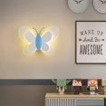 thumbnail image 1 of LINLIN Butterfly Wall lamp in Children's Room, Modern Creative LED Night lamp, 3D Butterfly Wall lamp in Children's Bedroom Corridor, Acrylic Warm White, 1 of 7