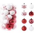 thumbnail image 1 of LINLIN Christmas Baubles,Black Gold 34 PCS Christmas Tree Decorations Xmas Balls Plastic Hanging Ornaments Xmas Baubles Ornament,6cm Small baubles Glitter Pendant Set for Xmas,Wedding,Party, 1 of 7