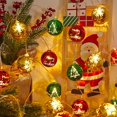 thumbnail image 1 of LINLIN Christmas Lights Christmas Decorations Christmas Balls Fairy Lights LED String Lights Outdoor Indoor 8 Modes Remote Control und Timer Waterproof Battery Powered Lights, 1 of 9