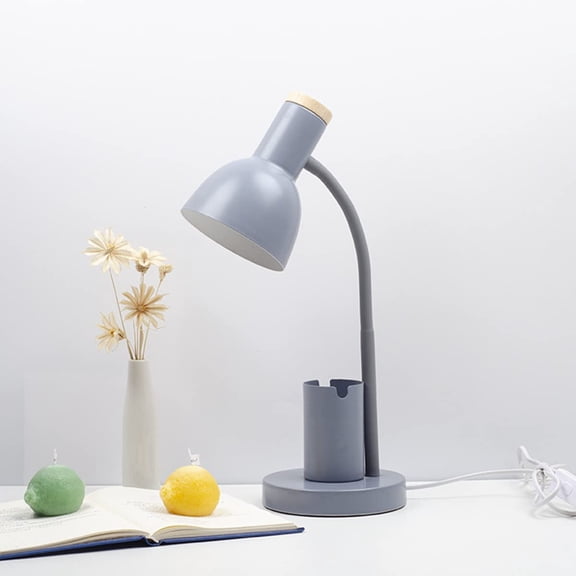 LINLIN Desk Lamp, Macaron LED Desk Lamp Nordic Modern Adjustable Metal Swing Arm Table Lamp Office Bedside Study Desktop Read Lighting Fixture