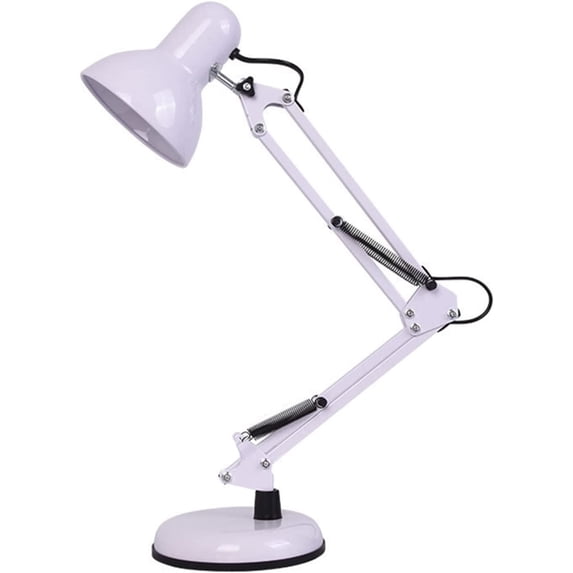 LINLIN Desk Lamp, Swing Arm Table Lamp, E27 Reading Light Adjustable Shade Position, Architect Lamp for Bedside Reading Office Work Students