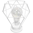 thumbnail image 1 of LINLIN Diamond Iron Table Lamp, Iron Bulb Night Light Nordic Bedside Table Lamp USB Operated Decorative Lighting for Bedroom, Living Room, Bar, Hotel, 1 of 5