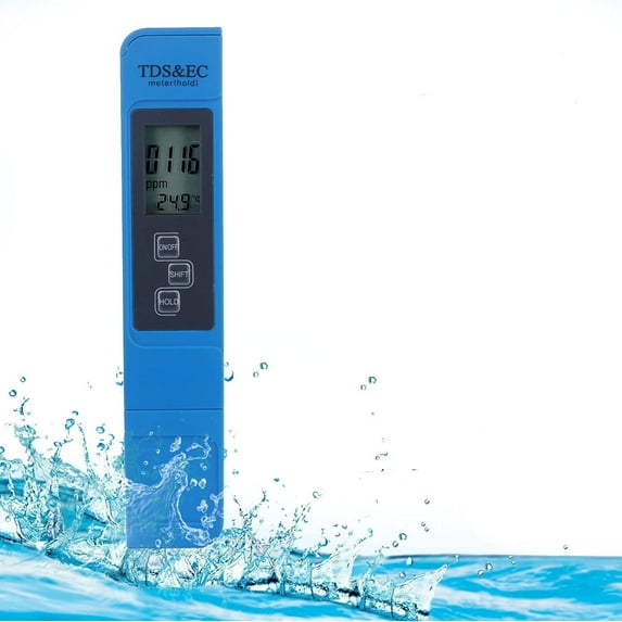 LINLIN Digital Water Quality Test Meter Professional TDS EC Measuring Tester and Conductivity Analyzer Digital High Accuracy Test Pen for Drinking Water,Hydroponics,Gardening,Aquariums,Pools Pond