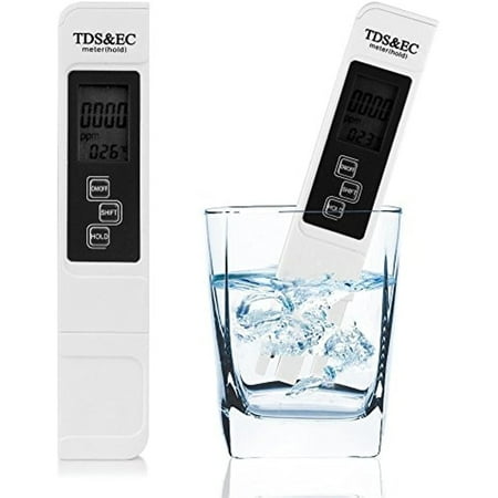 LINLIN Digital Water Quality Test Pen Professional TDS EC Measuring Tester and Conductivity Analyzer Digital High Accuracy Test Pen for Drinking Water,Hydroponics,Gardening,Aquariums,Pools and Spas