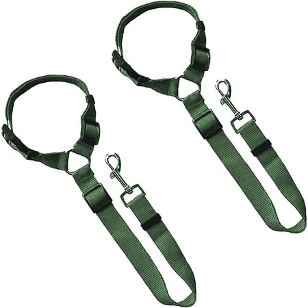 LINLIN Dog Car Seat Belt, 2 Pack Pet Car Seat Belt Dog Safety Rope Car Traction Rope Telescopic Car Traction Belt Adjustable Harness Belts for Travel Daily Use
