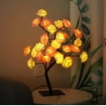 thumbnail image 1 of LINLIN Flower Tree lamp,Rose lamp Tree,Twig Light Branches Tree Light with Flower Twig Light USB Powered Adjustable Gold Branches, 1 of 4