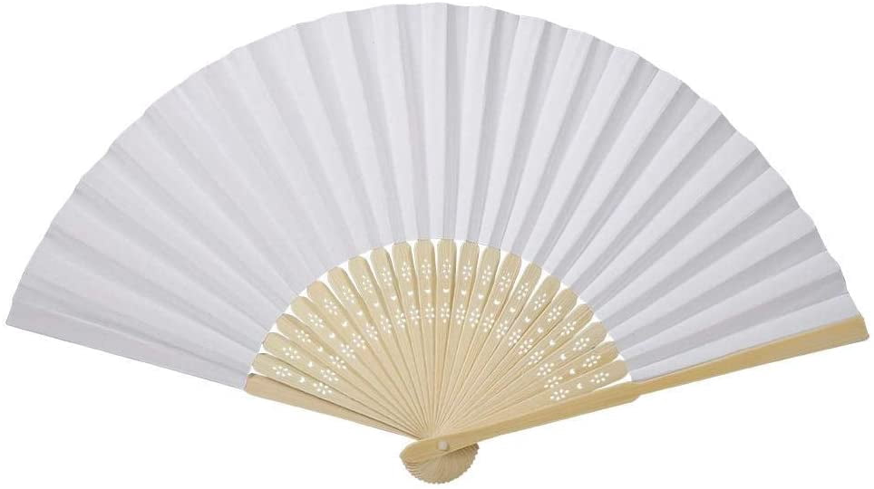 Fan Lin Lin LINLIN Folding Fan Handheld Paper Bamboo Ribs Painting Fans for Wedding ...
