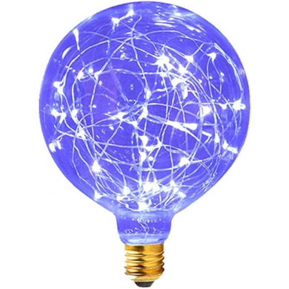 LINLIN G95 Vintage Filament LED Light Bulb,E27 Base 3W Antique Filament Globe Decorative Light Bulbs for Home Festival Party Decoration