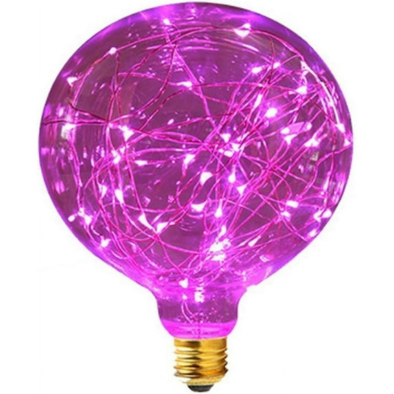 LINLIN G95 Vintage Filament LED Light Bulb,E27 Base 3W Antique Filament Globe Decorative Light Bulbs for Home Festival Party Decoration