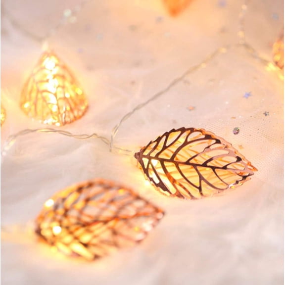 LINLIN Geometric Metal Fairy Lights, 3M 20LED Geometric String Lights Diamond Fairy String Lights Metal Fairy Lights Battery Operated for Indoor Outdoor
