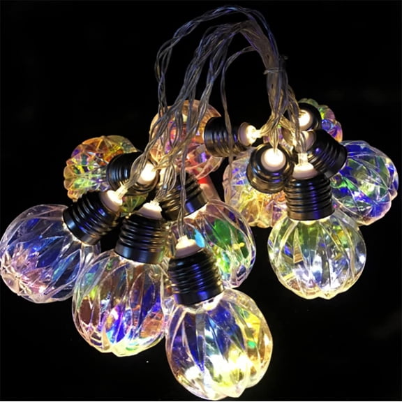 LINLIN Globe Bulb Ball Light String Warm White LED, 9.8ft 20 LEDs Globe Fairy Light Battery Operated Decorative Lighting for Party Indoor Outdoor Beach Home Bar Wall